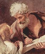 Guido Reni Hl. Matthaus Evangelist und der Engel oil painting reproduction